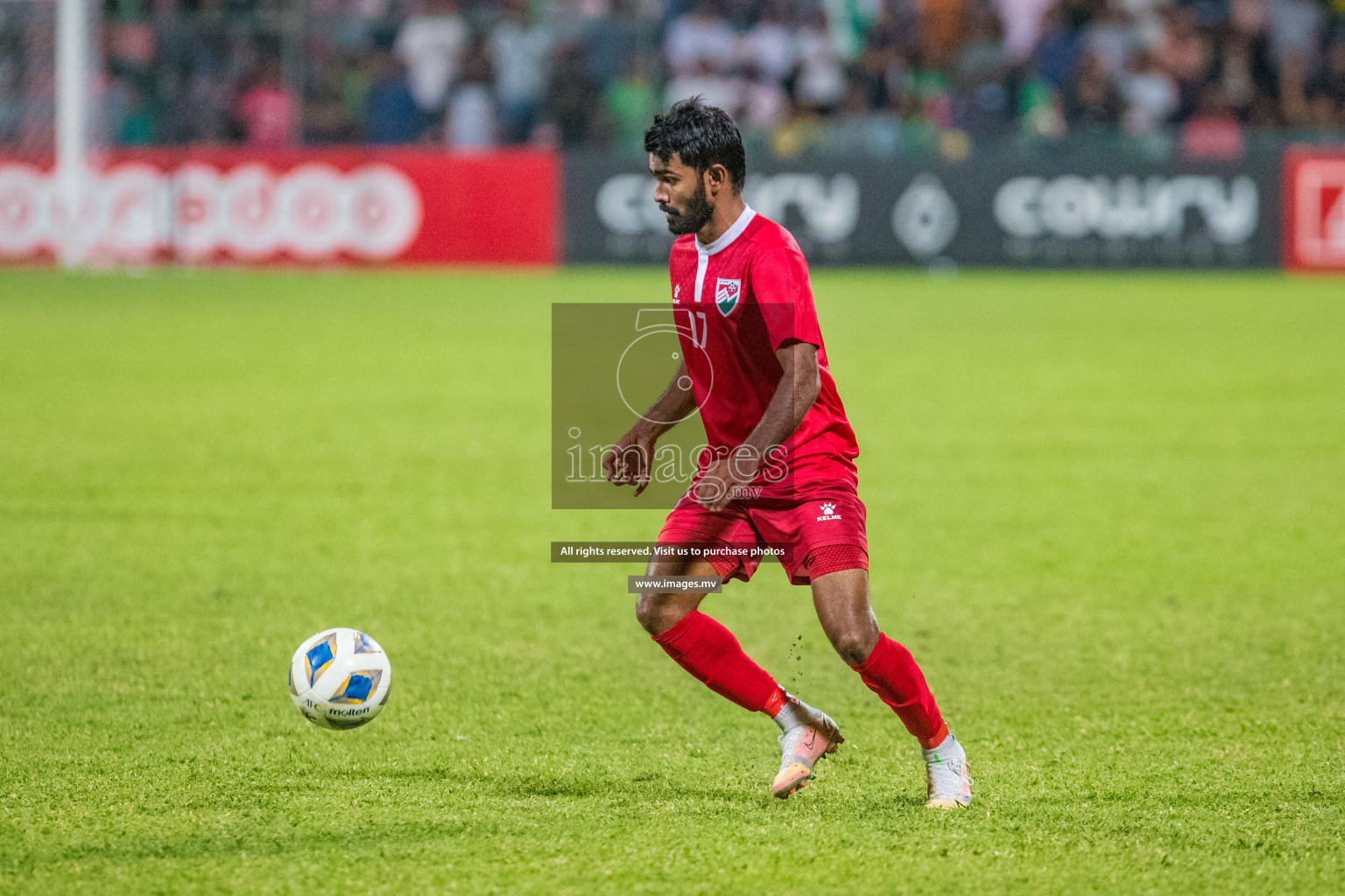 Maldives vs Bangladesh Friendly Match 24 Mar 2022 at Galolhu Rasmee Stadium Malé photos by Nausham Waheed