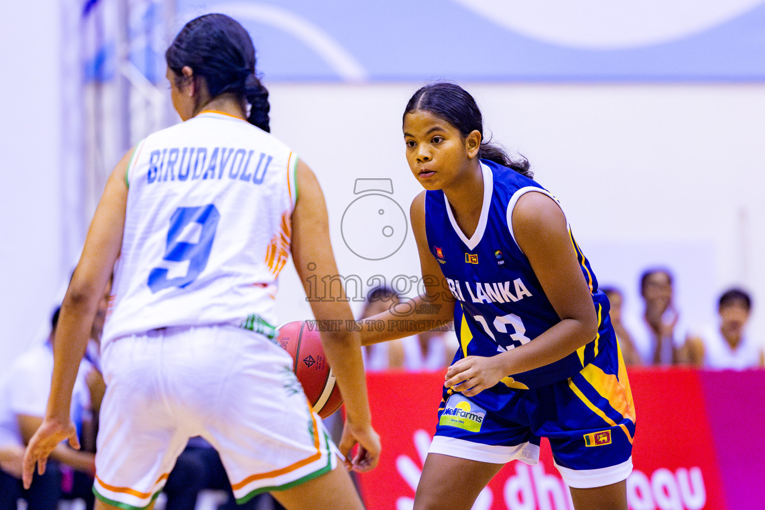 India vs SriLanka in Day 1 of Under 16 Woman's Asian Cup SABA Qualifiers 2025 was held in Social Center, Male', Maldives on 12th June 2025. Photos: Nausham Waheed / images.mv