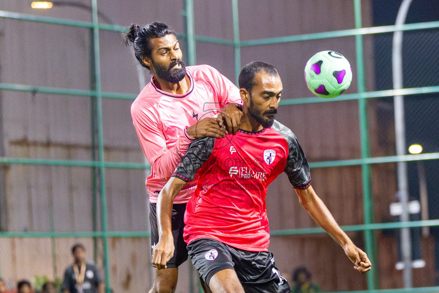 Apocalipse SC vs Young Stars in Day 2 of BG Futsal Challenge 2024 was held on Wednesday, 13th March 2024, in Male', Maldives Photos: Nausham Waheed / images.mv