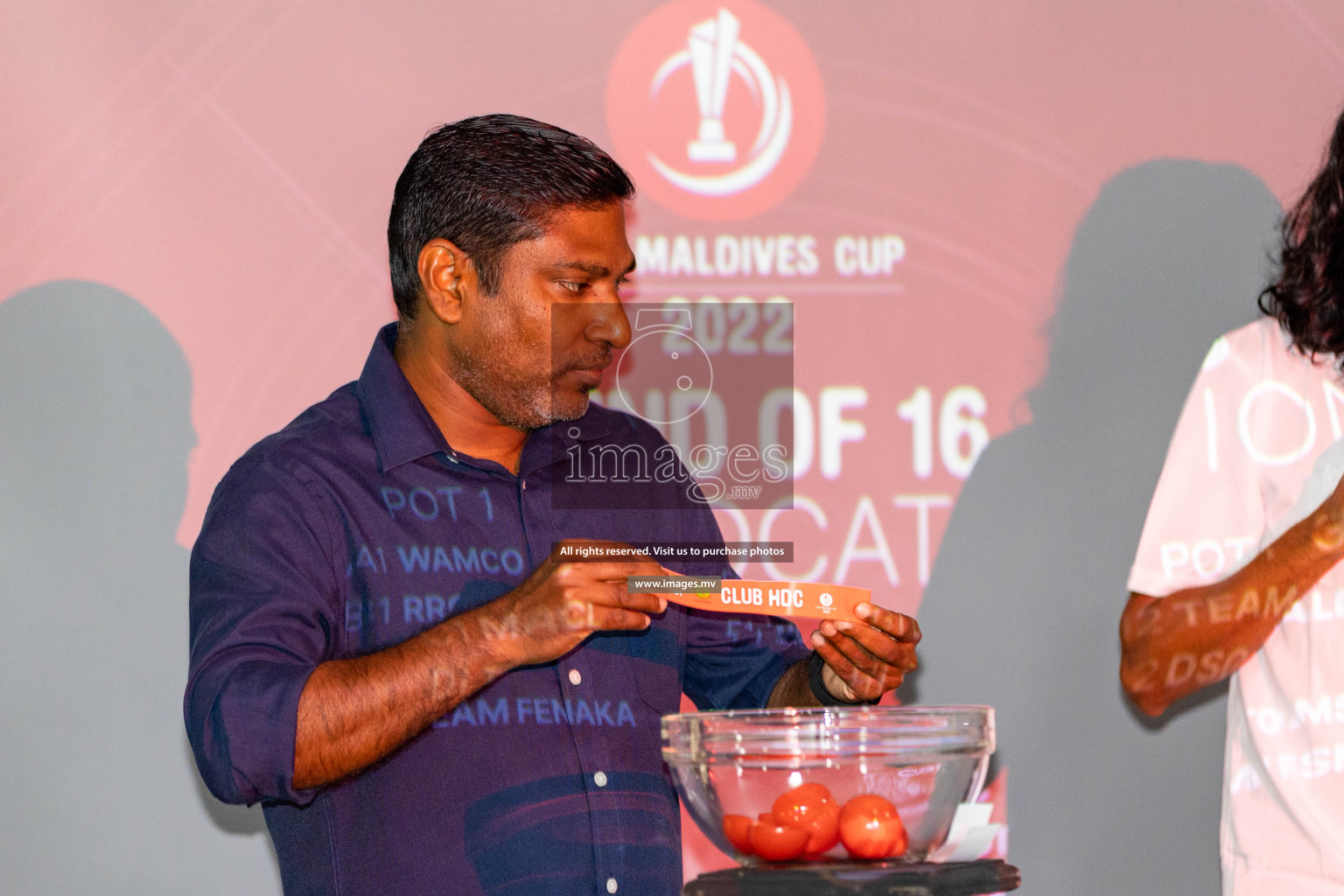 Round of 16 Draw Ceremony of  Club Maldives Cup 2022 was held in Hulhumale', Maldives on Friday, 21st October 2022. Photos: Ismail Thoriq / images.mv