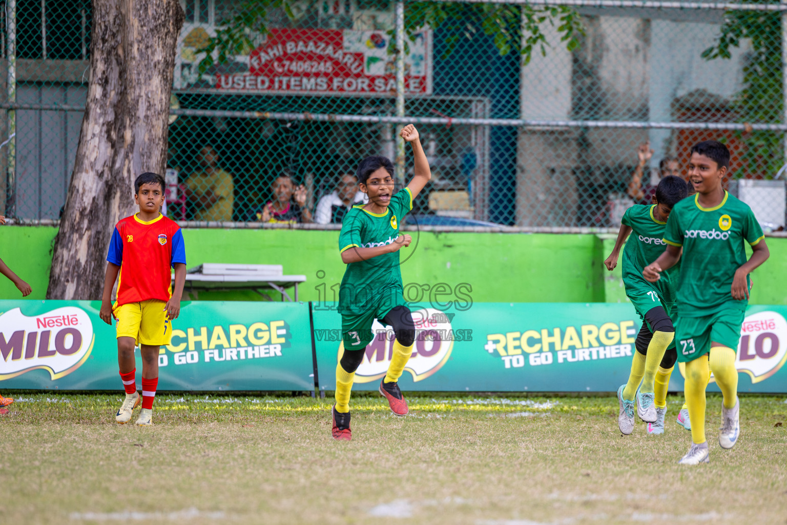 Day 3 of MILO Academy Championship 2025 (U-12) was held at Henveiru Stadium in Male', Maldives on Saturday, 3rd May 2025. Photos: Ismail Thoriq / images.mv