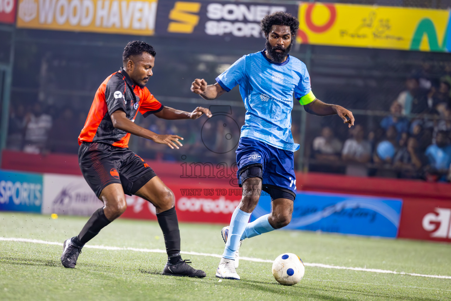 M Dhiggaru vs M Muli in Meemu Atoll Finals in Day 25 of Golden Futsal Challenge 2025 was held on Wednesday , 28th January 2025, in Hulhumale', Maldives. Photos: Ismail Thoriq / images.mv