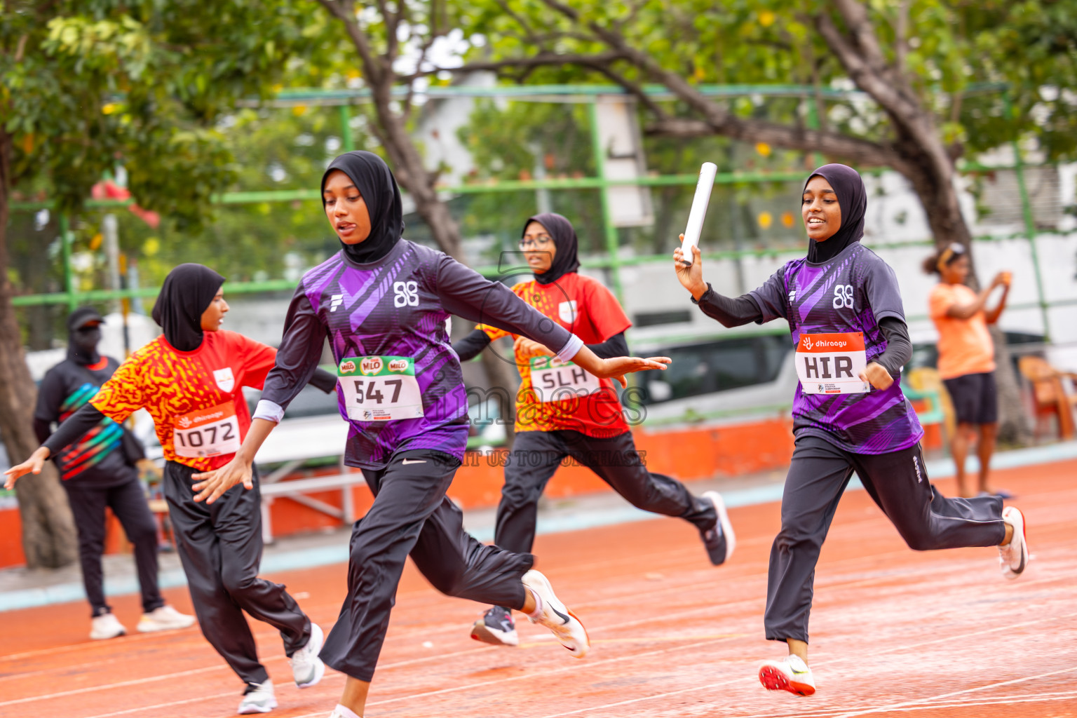 Day 6 of Inter-school Athletics Championship 2025 held in Ekuveni Synthetic Track, Male', Maldives on Sunday, 12th October 2025. Photos by: Ismail Thoriq / Images.mv