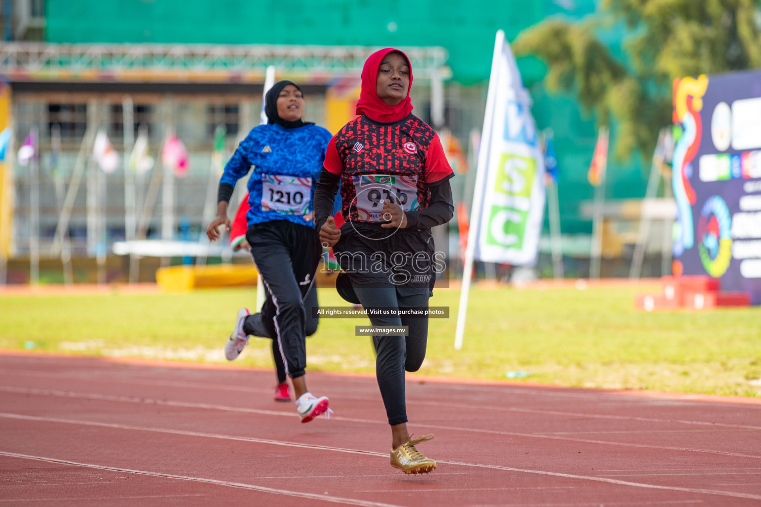 Day two of Inter School Athletics Championship 2023 was held at Hulhumale' Running Track at Hulhumale', Maldives on Sunday, 15th May 2023. Photos: Nausham Waheed / images.mv