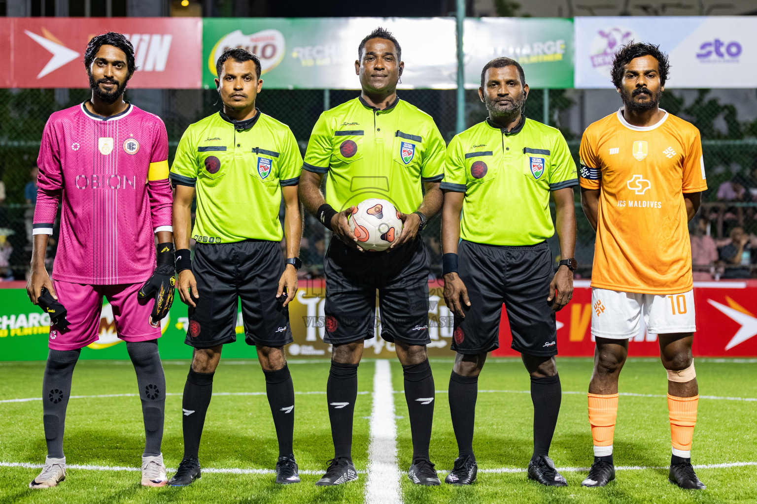 CC Sports Club vs Team Kaashidhoo in Kings Cup of Club Maldives Cup 2025 held in Rehendi Futsal Ground, Hulhumale', Maldives on Monday, 1st September 2025. Photos: Areef, Yasna / images.mv