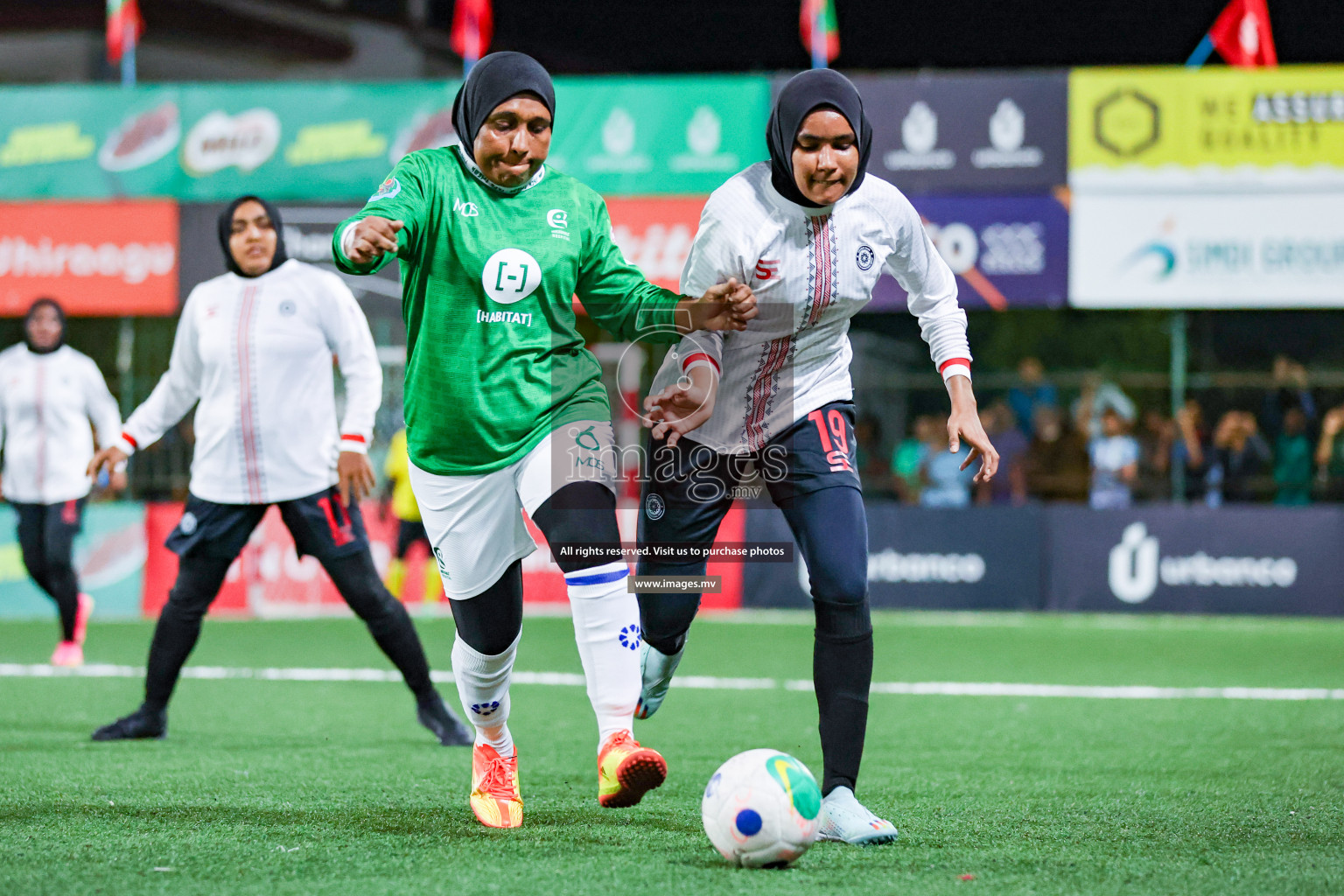 Hulhumale Hospital vs Prison RC in 18/30 Futsal Fiesta Classic 2023 held in Hulhumale, Maldives, on Monday, 17th July 2023 Photos: Nausham Waheed / images.mv