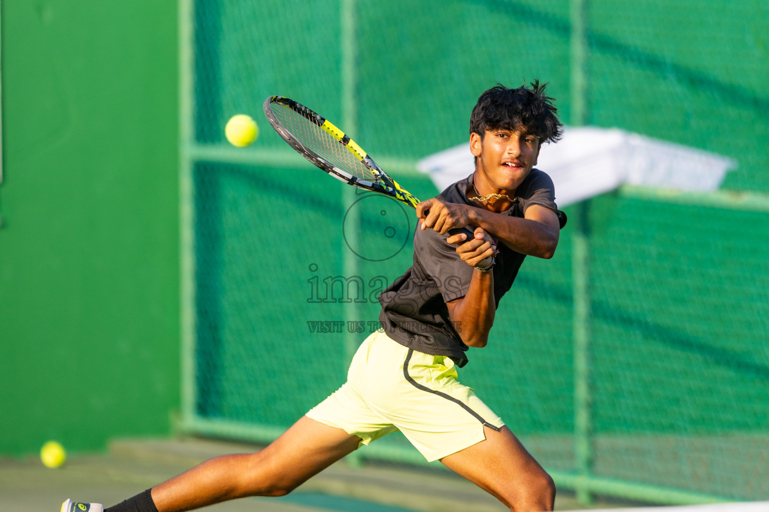 Day 3 of ATF Maldives Junior Open Tennis was held in Male' Tennis Court, Male', Maldives on Wednesday, 11th December 2024. Photos: Ismail Thoriq / images.mv