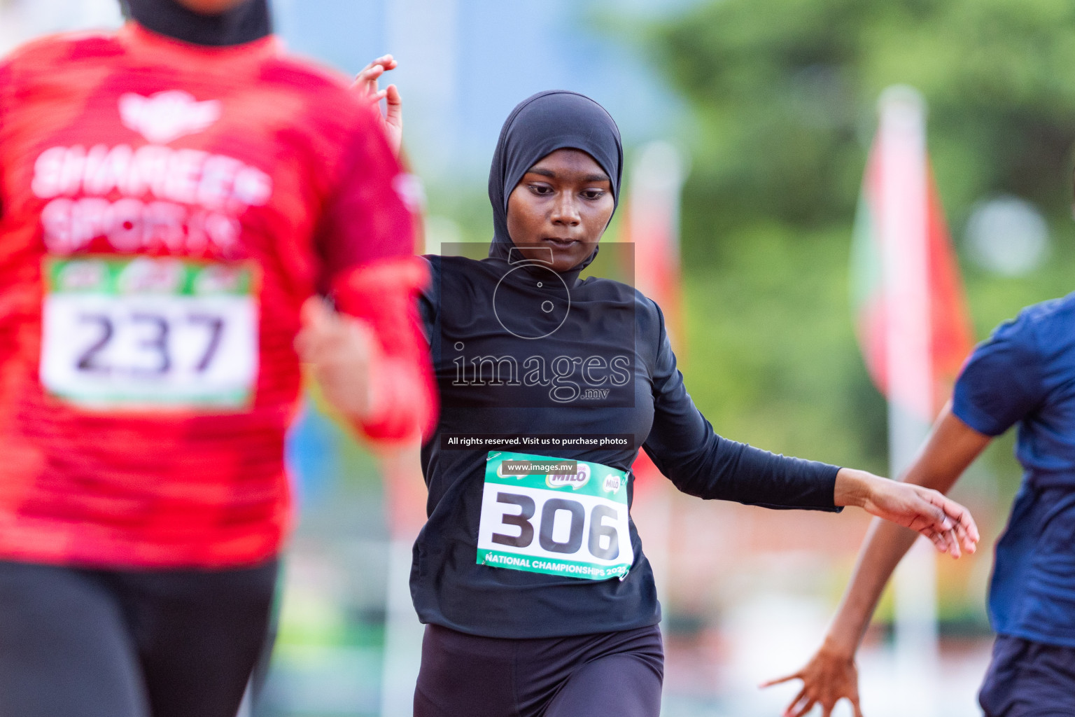 Day 1 of National Athletics Championship 2023 was held in Ekuveni Track at Male', Maldives on Thursday 23rd November 2023. Photos: Nausham Waheed / images.mv