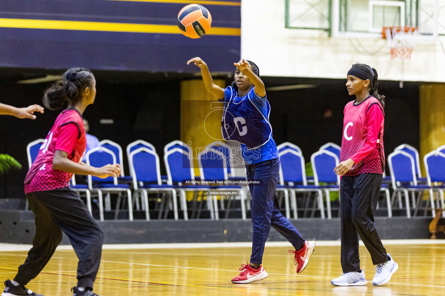 Day3 of 24th Interschool Netball Tournament 2023 was held in Social Center, Male', Maldives on 29th October 2023. Photos: Nausham Waheed, Mohamed Mahfooz Moosa / images.mv