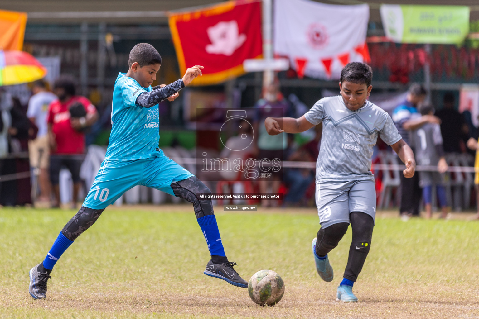 Day 3 of Nestle Kids Football Fiesta, held in Henveyru Football Stadium, Male', Maldives on Friday, 13th October 2023
Photos: Hassan Simah, Ismail Thoriq / images.mv