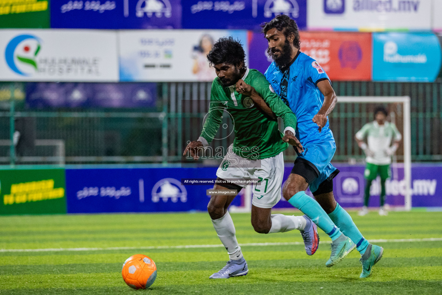 Team FSM vs Club HDC in the Quarter Finals of Club Maldives 2021 held at Hulhumale;, on 12th December 2021 Photos: Ismail Thoriq / images.mv