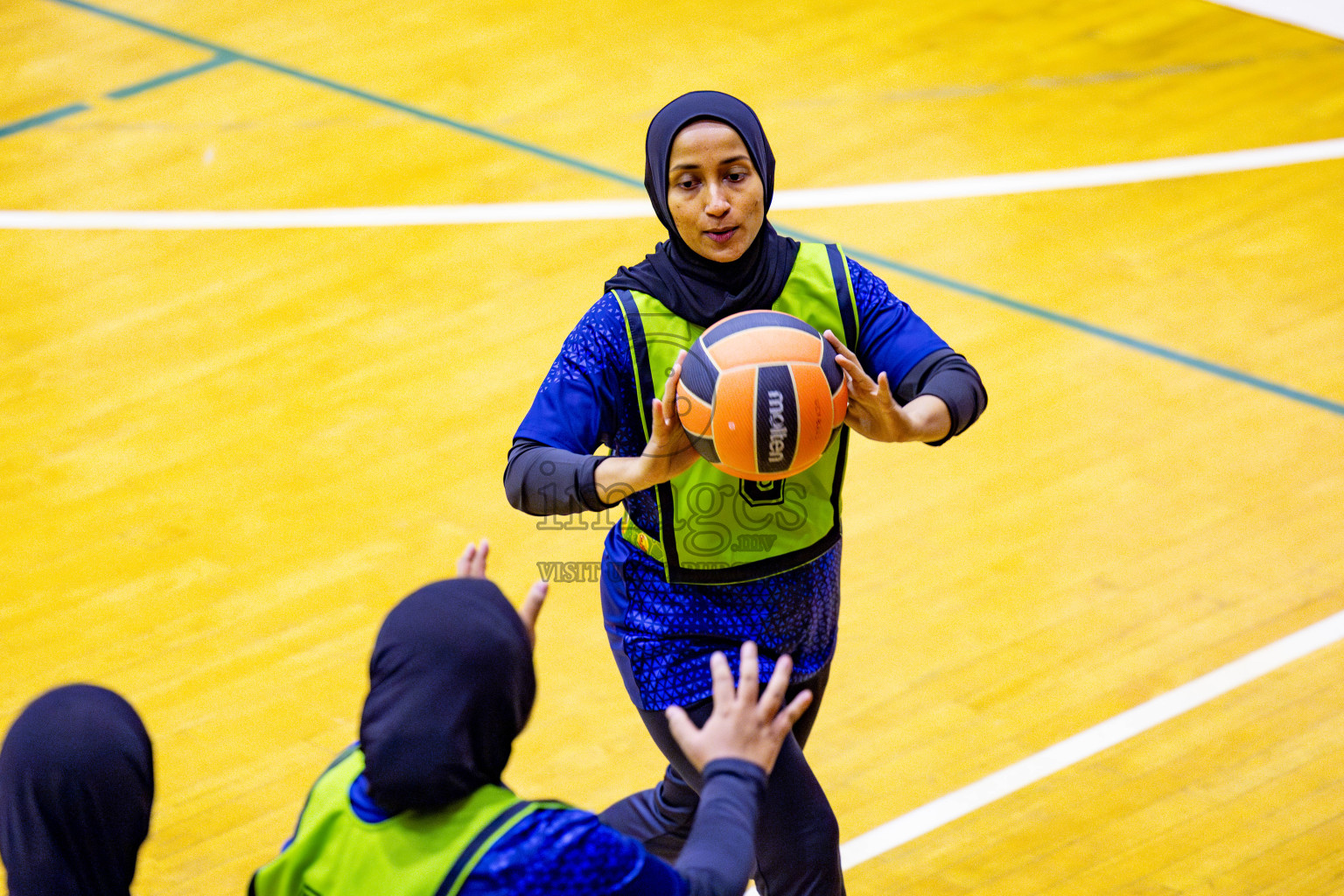 Day 2 of 21st National Netball Tournament was held in Social Canter at Male', Maldives on Thursday, 10th May 2024. Photos: Nausham Waheed / images.mv