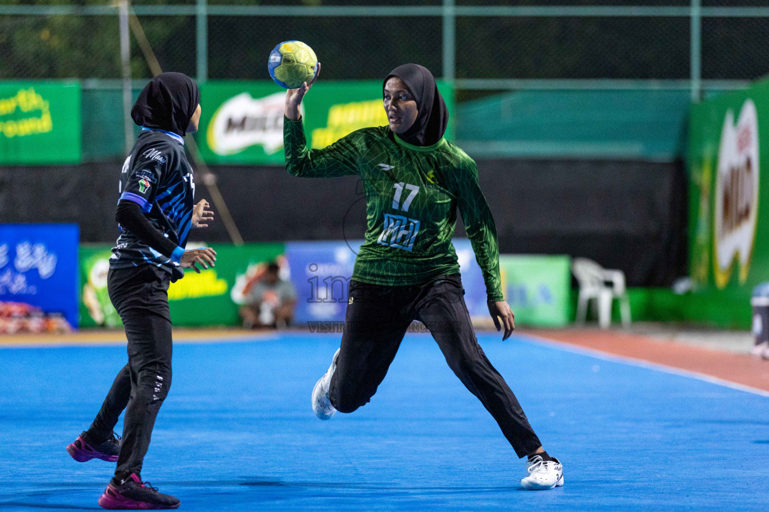 Day 20 of 10th National Handball Tournament 2023, held in Handball ground, Male', Maldives on Wednesday, 20th December 2023 Photos: Nausham Waheed/ Images.mv