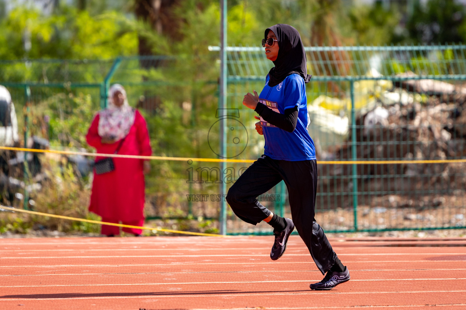 Day 2 of MWSC Interschool Athletics Championships 2024 held in Hulhumale Running Track, Hulhumale, Maldives on Sunday, 10th November 2024. 
Photos by:  Hassan Simah / Images.mv