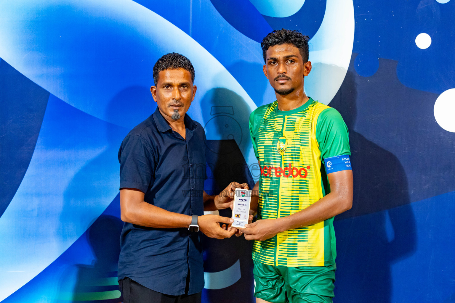 Maziya SRC vs Club Eagles in Day 4 of Under 19 Youth Championship 2024 was held at National Stadium in Male', Maldives on Thursday, 13th June 2024. Photos: Nausham Waheed / images.mv