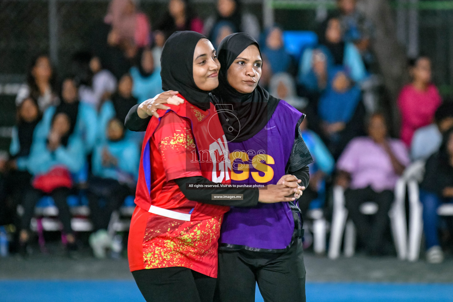 Final of Inter-School Parents Netball Tournament was held in Male', Maldives on 4th December 2022. Photos: Nausham Waheed / images.mv