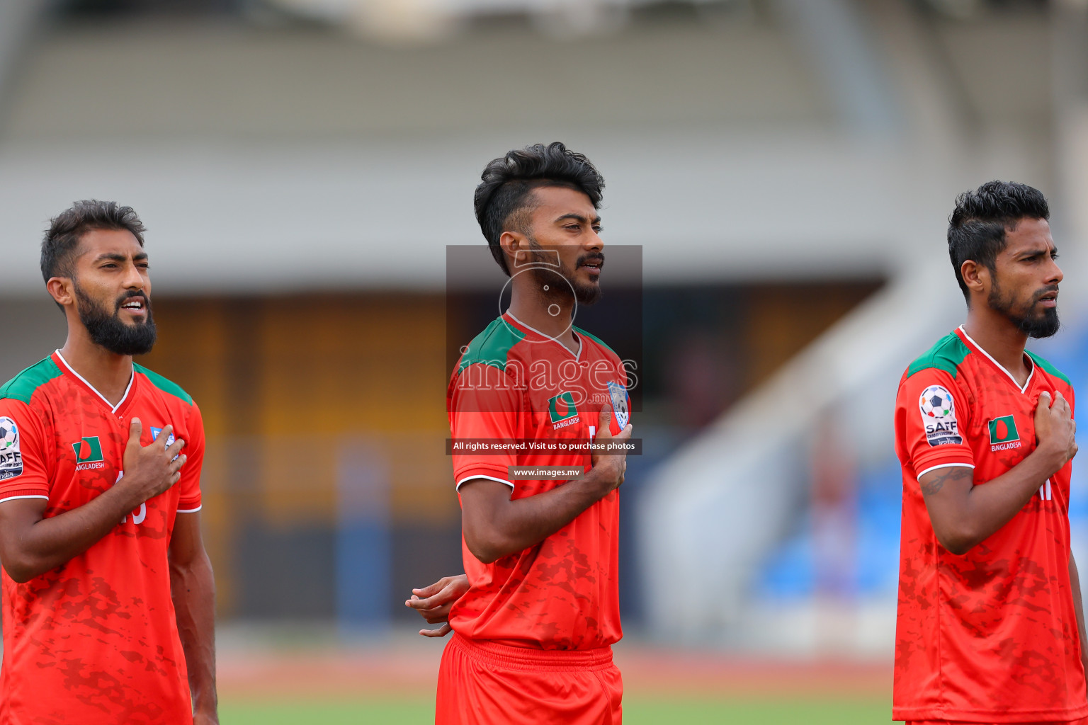 Kuwait vs Bangladesh in the Semi-final of SAFF Championship 2023 held in Sree Kanteerava Stadium, Bengaluru, India, on Saturday, 1st July 2023. Photos: Nausham Waheed, Hassan Simah / images.mv