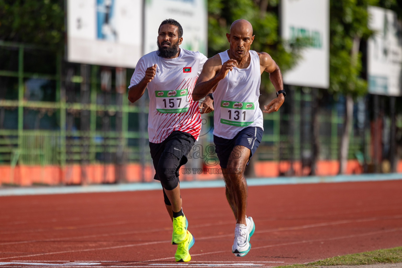 Day 2 of 33rd National Athletics Championship was held in Ekuveni Track at Male', Maldives on Friday, 6th September 2024. Photos: Shuu Abdul Sattar / images.mv