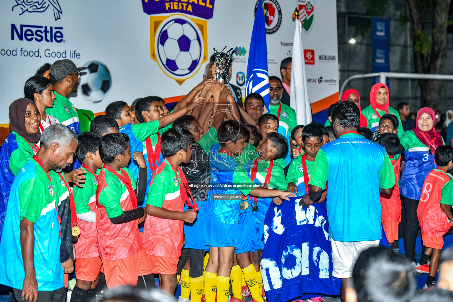 Day 4 of Milo Kids Football Fiesta 2022 was held in Male', Maldives on 22nd October 2022. Photos: Nausham Waheed / images.mv