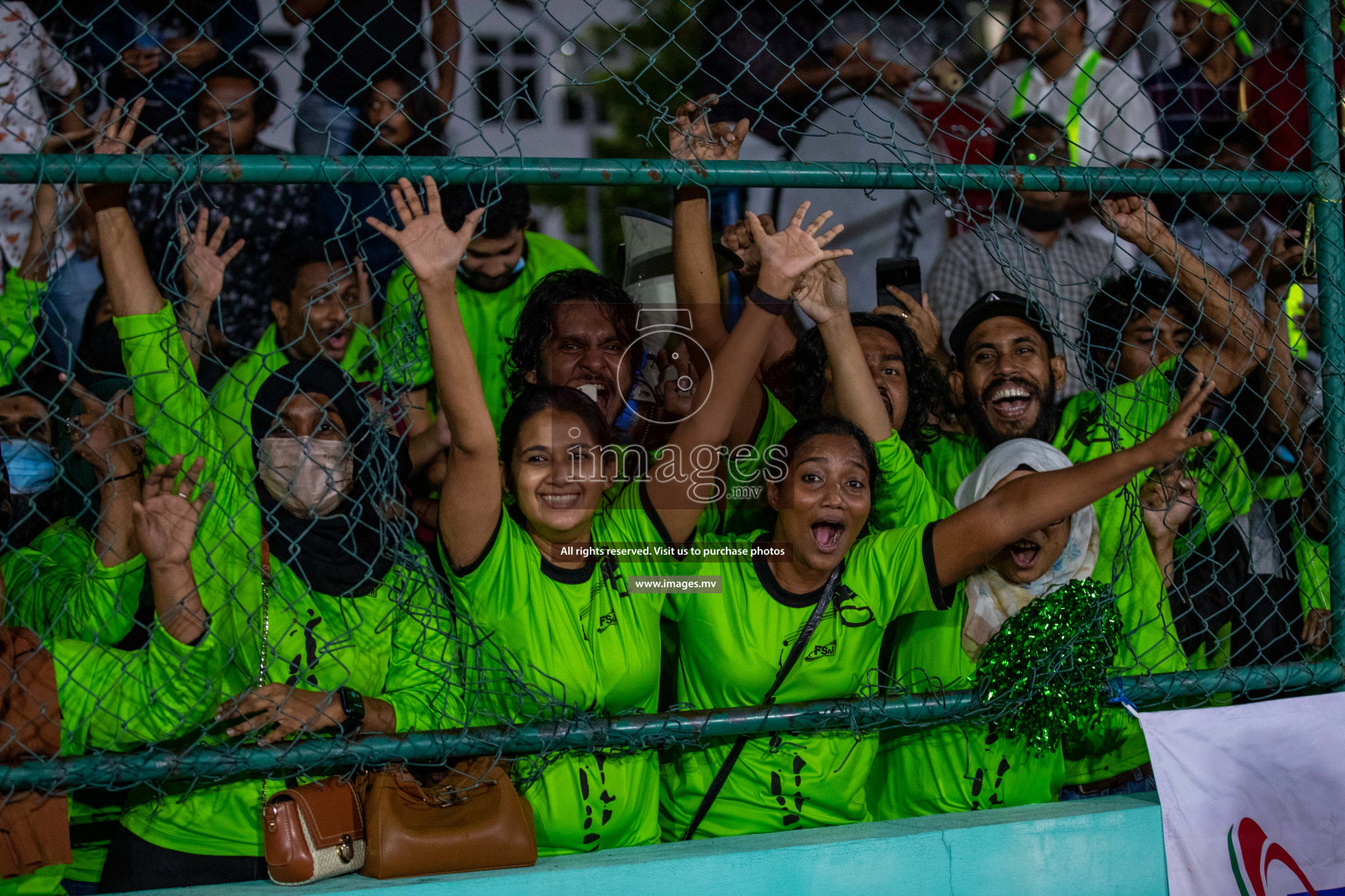 Team FSM Vs Prisons Club in the Semi Finals of Club Maldives 2021 held in Hulhumale, Maldives on 15 December 2021. Photos: Ismail Thoriq / images.mv