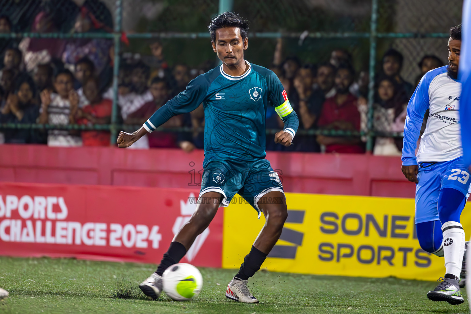 N Kendhikulhudhoo vs R Dhuvaafaru in Zone Round on Day 30 of Golden Futsal Challenge 2024, held on Tuesday , 14th February 2024 in Hulhumale', Maldives
Photos: Ismail Thoriq / images.mv