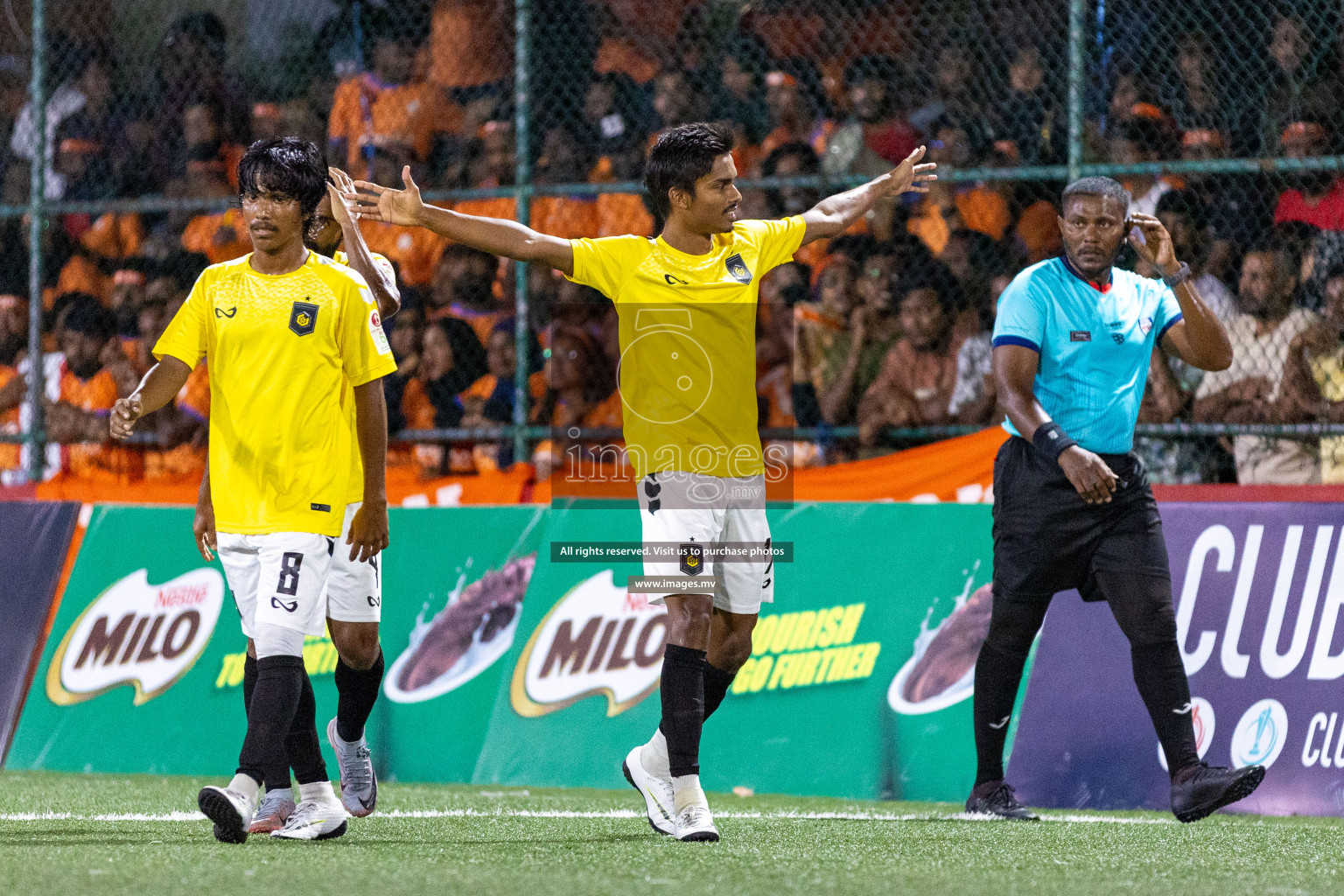 RRC vs Team FSM in Semi Final of Club Maldives Cup 2023 held in Hulhumale, Maldives, on Wednesday, 16th August 2023 Photos: Nausham Waheed / images.mv