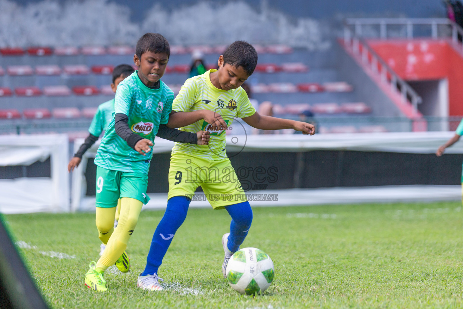 Day 2 of MILO Kids Football Fiesta was held at National Stadium in Male', Maldives on Saturday, 24th February 2024.