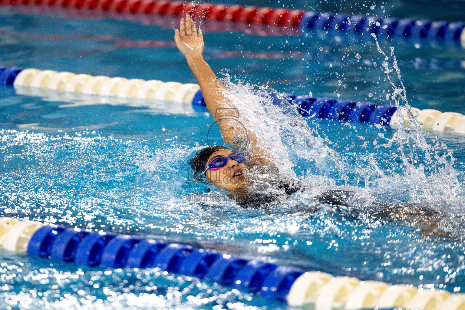 Day 6 of National Swimming Competition 2024 held in Hulhumale', Maldives on Wednesday, 18th December 2024. Photos: Mohamed Mahfooz Moosa / images.mv