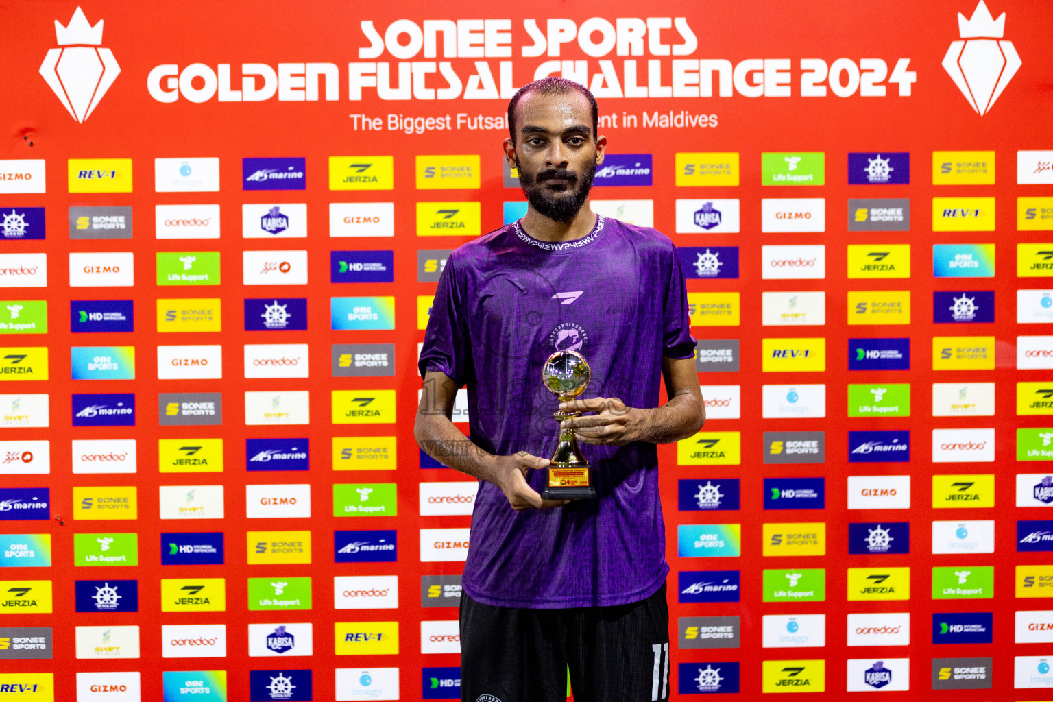 GA. Kolamaafushi vs GA. Kanduhulhuhdhoo in Day 19 of Golden Futsal Challenge 2024 was held on Friday, 2nd February 2024 in Hulhumale', Maldives 
Photos: Hassan Simah / images.mv