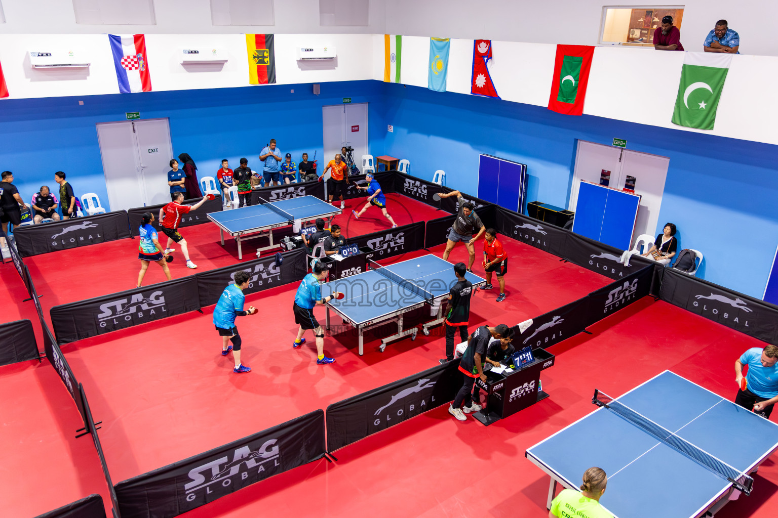 Day 2 of 1st Thoddoo Masters Table Tennis Tournament was held on Friday, 22nd August 2025 in AA Thoddoo, Maldives. Photos: Nausham Waheed / images.mv