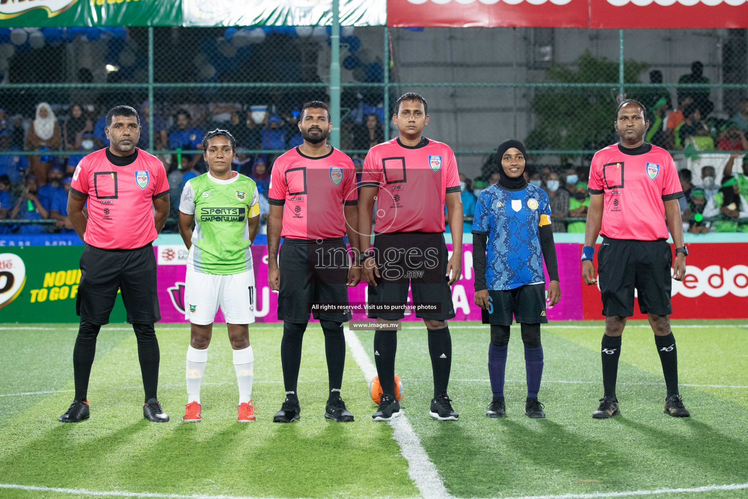 orts Limited vs WAMCO - in the Finals 18/30 Women's Futsal Fiesta 2021 held in Hulhumale, Maldives on 18 December 2021. Photos by Shuu Abdul Sattar