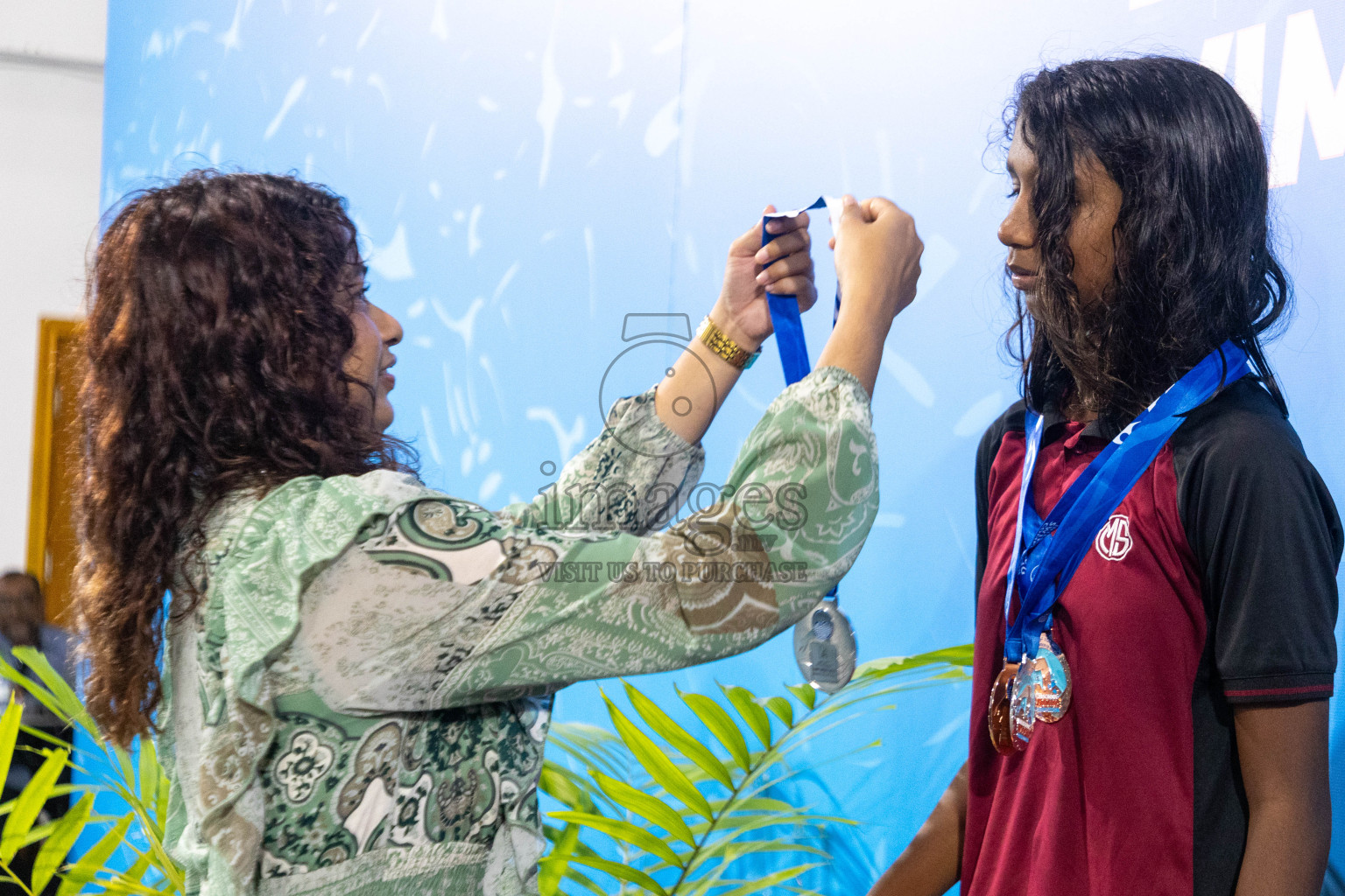 Day 4 of 20th Inter-school Swimming Competition 2024 held in Hulhumale', Maldives on Tuesday, 15th October 2024. Photos: Ismail Thoriq / images.mv