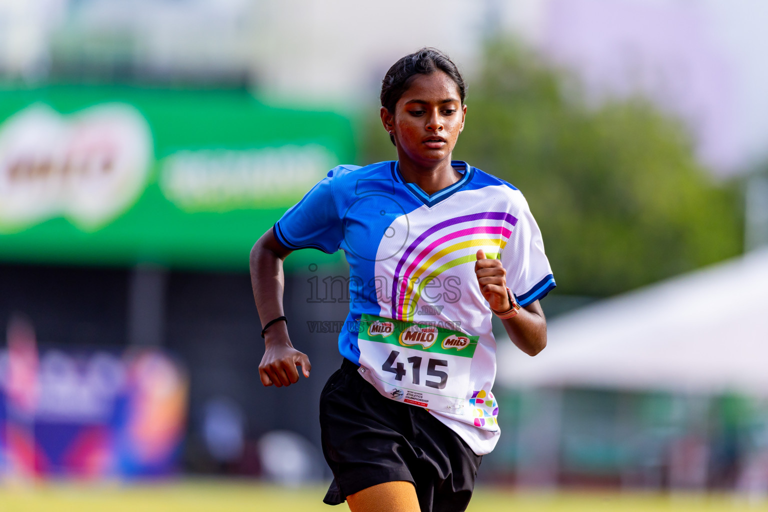 Day 5 of Inter-school Athletics Championship 2025 held in Ekuveni Synthetic Track, Male', Maldives on Saturday, 11th October 2025. Photos by: Nausham Waheed / Images.mv