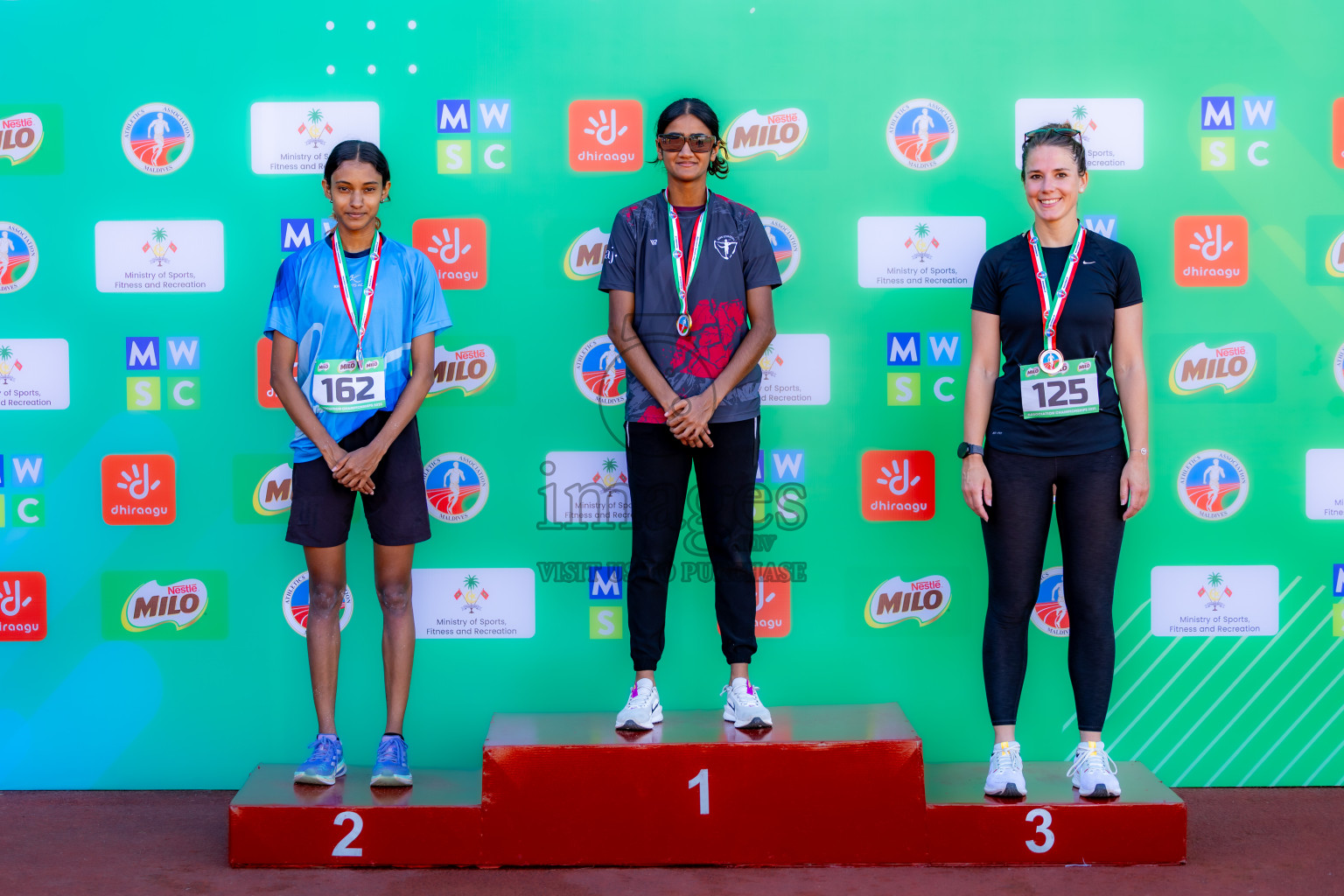 Day 1 of 12th Milo Association Championships was held in Ekuveni Track at Male', Maldives on Thursday, 24th April 2025. Photos: Nausham Waheed  / images.mv