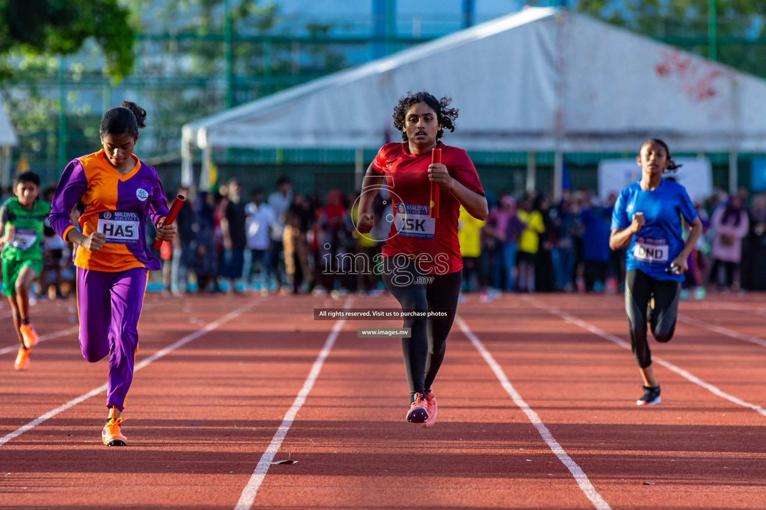 Day 2 of Inter-School Athletics Championship held in Male', Maldives on 24th May 2022. Photos by: Maanish / images.mv