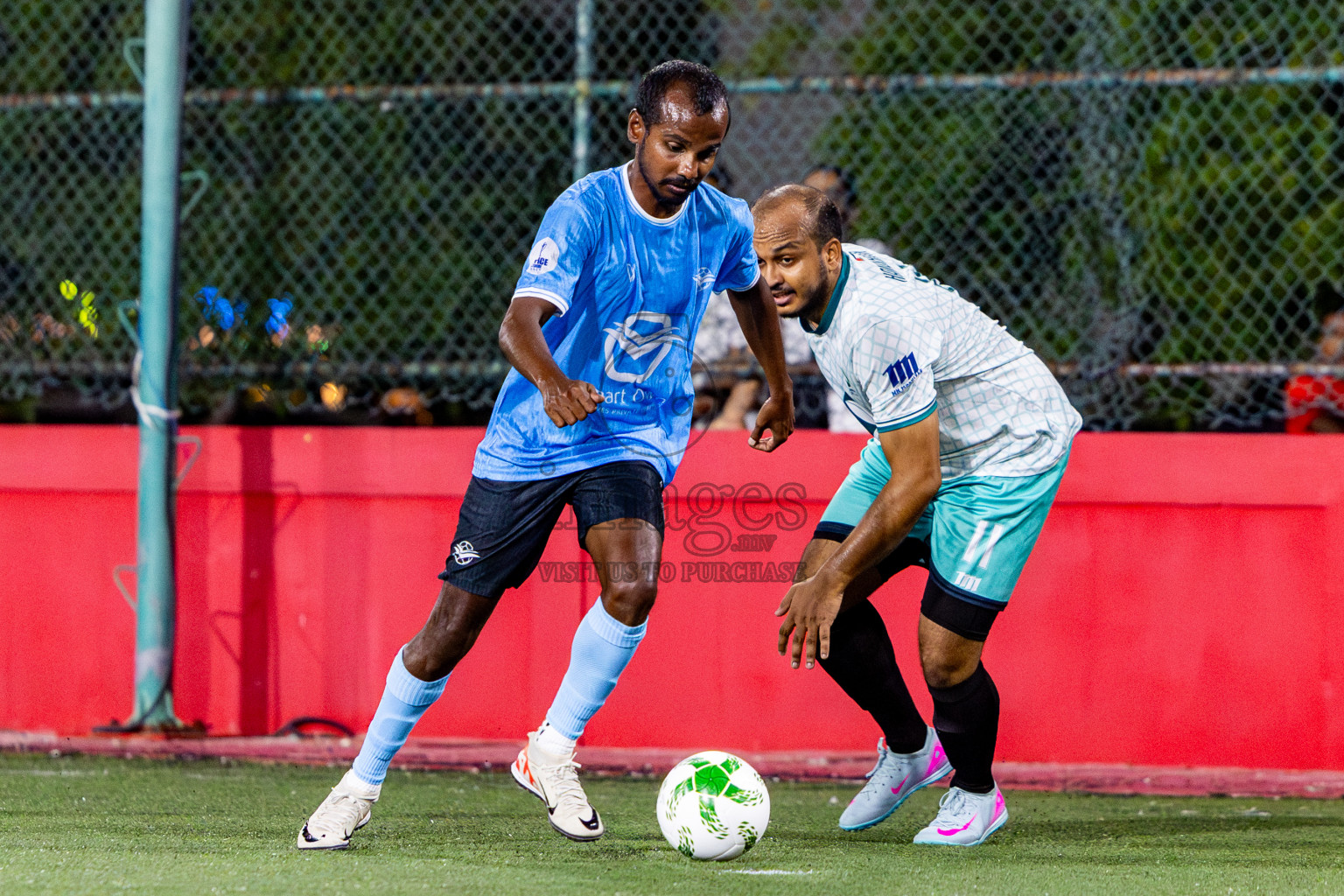 Dharumavantha vs Smatown FC in Day 1 of Office League 2025 was held on Wednesday, 16th April 2025 in Hulhumale', Maldives. Photos: Nausham Waheed / images.mv