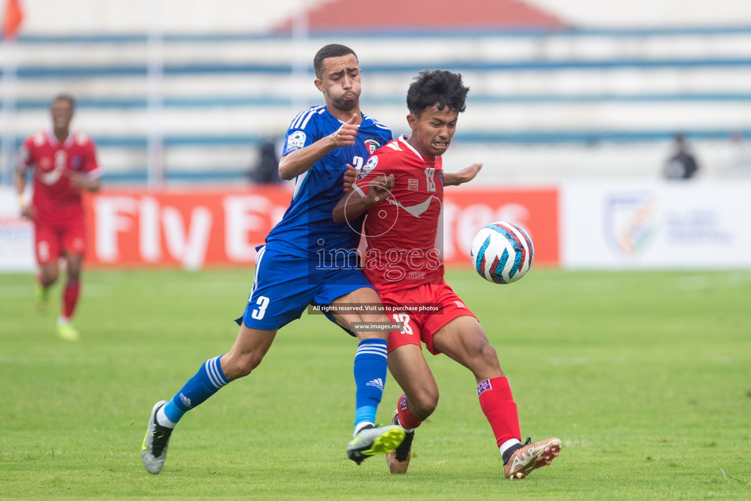 Kuwait vs Nepal in the opening match of SAFF Championship 2023 held in Sree Kanteerava Stadium, Bengaluru, India, on Wednesday, 21st June 2023. Photos: Nausham Waheed / images.mv