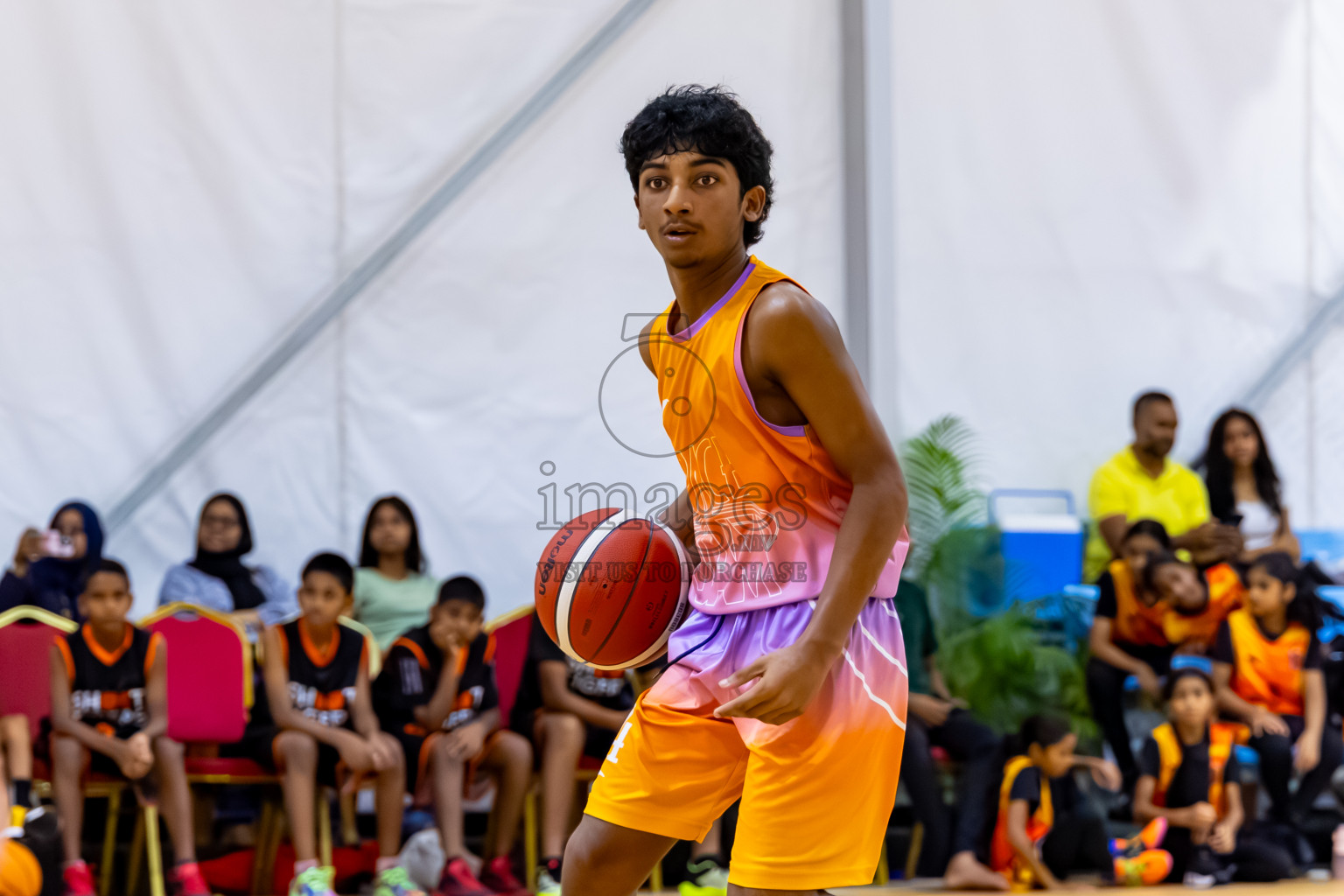 Day 2 of Milo 5 x 5 Junior Challenge 2025 - Basketball tournament held in Basketball Training Center, Male', Maldives on Friday, 10th October 2025. Photos by: Nausham Waheed / Images.mv