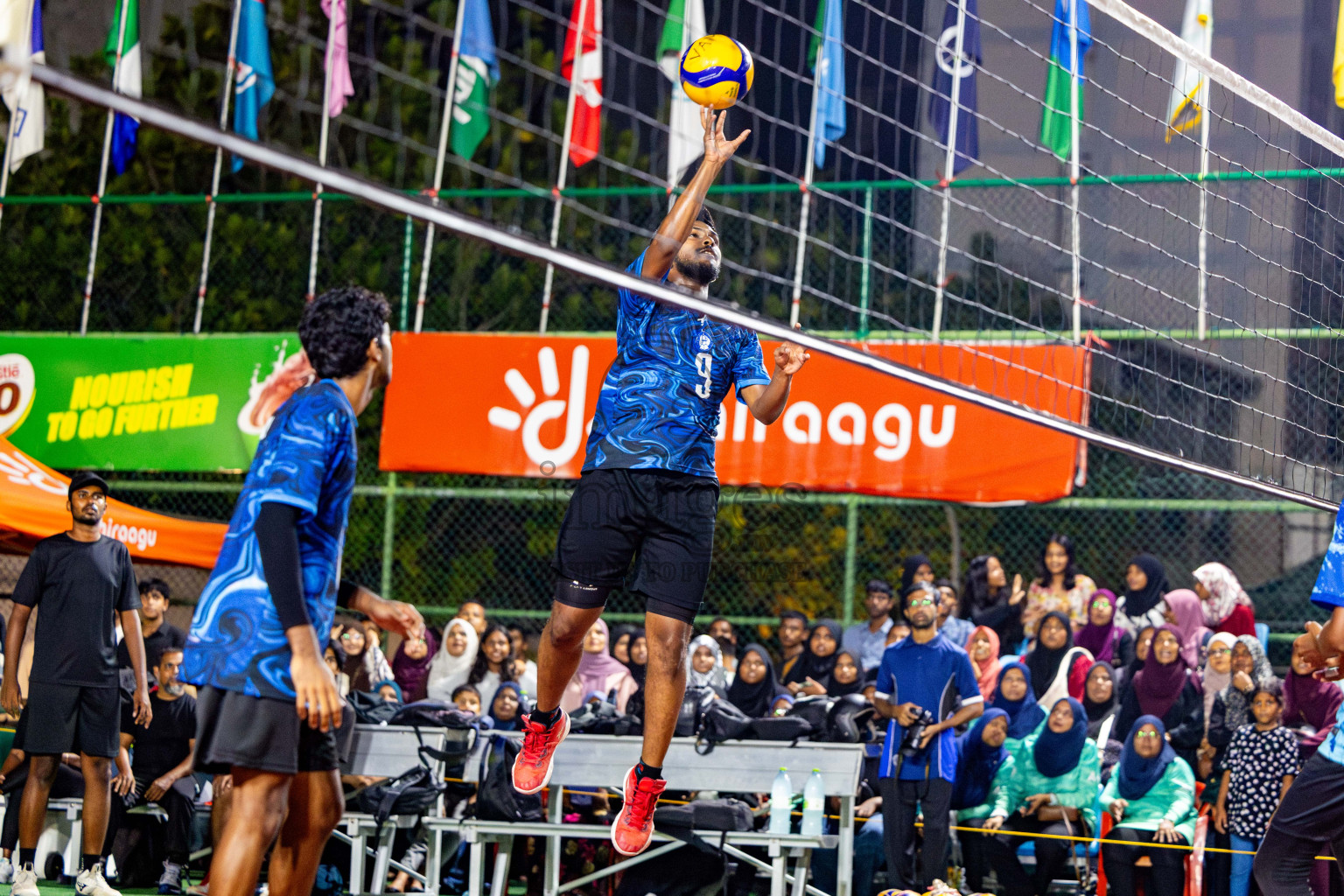 Day 11 of Interschool Volleyball Tournament 2024 was held in Ekuveni Volleyball Court at Male', Maldives on Monday, 2nd December 2024. Photos: Nausham Waheed / images.mv