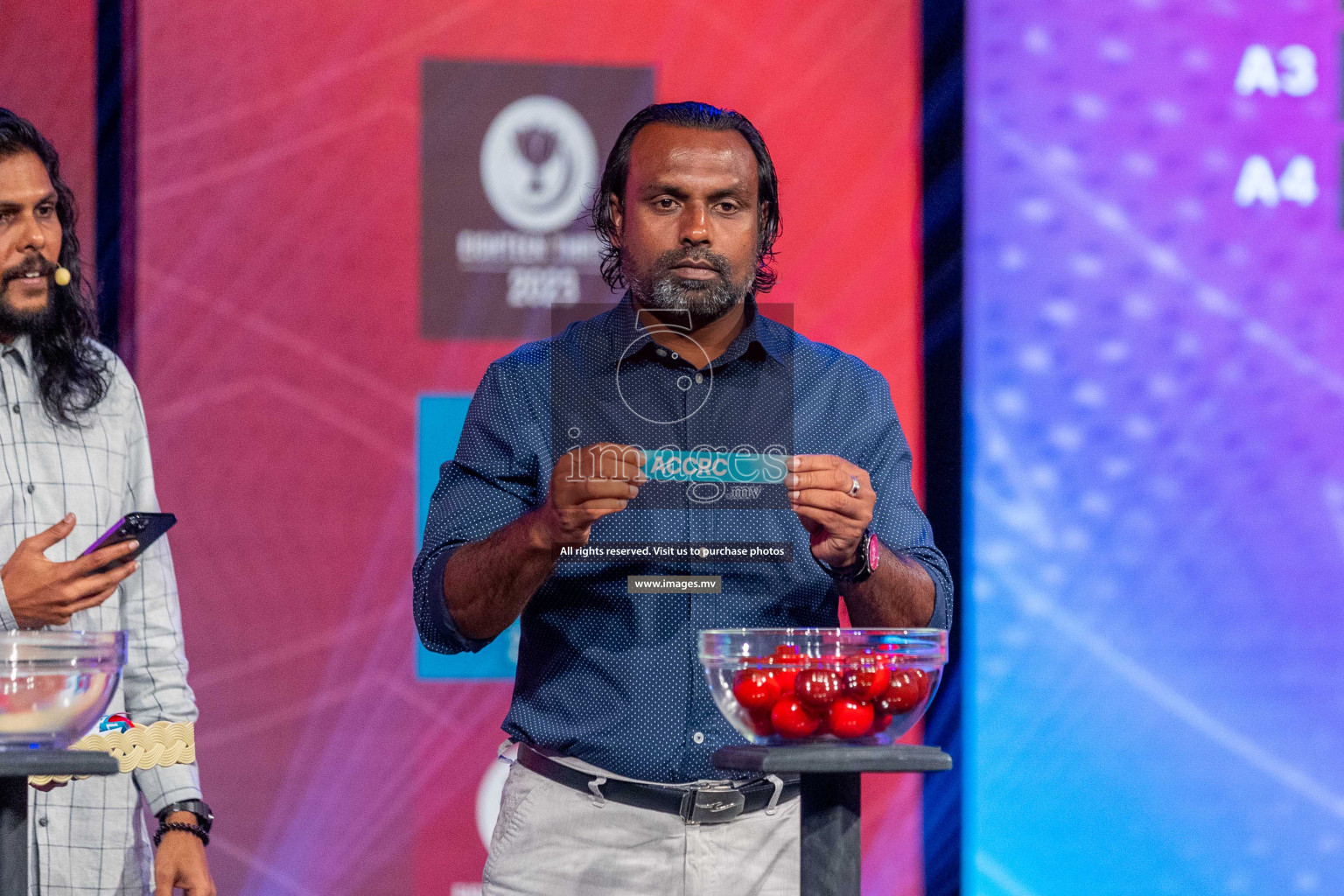 Draw ceremony of Club Maldives 2023 was held on Thursday, 6th July 2023 at PSM Studio in Male', Maldives.  Photos: Ismail Thoriq / images.mv