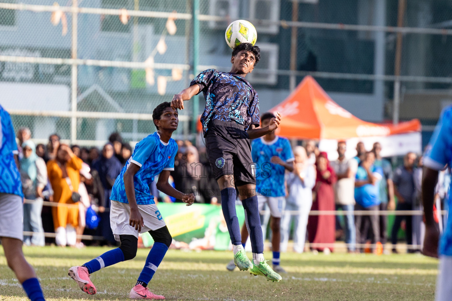 Day 4 of MILO Academy Championship 2024 (U-14) was held in Henveyru Stadium, Male', Maldives on Sunday, 3rd November 2024. Photos: Hassan Simah / Images.mv