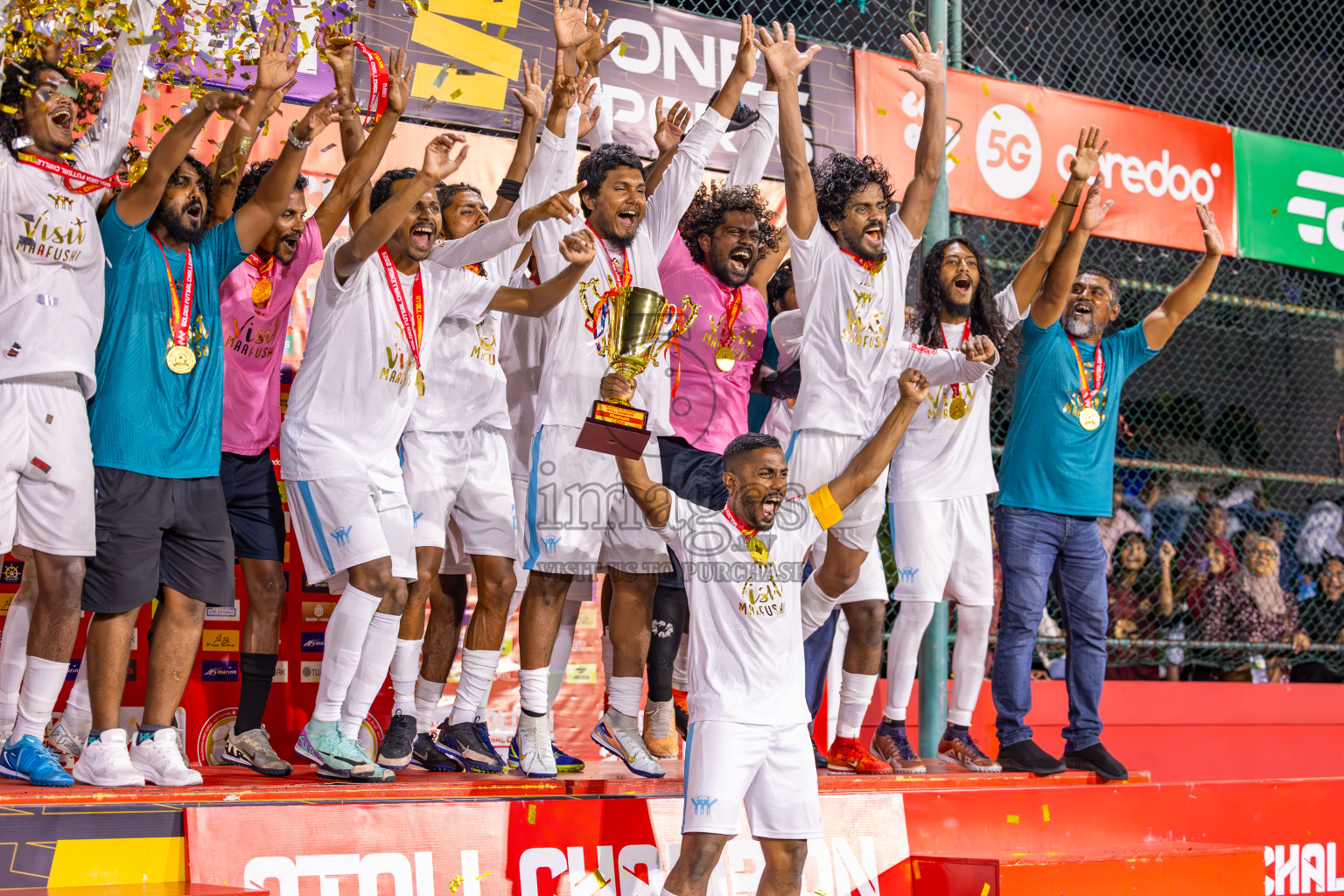 K Maafushi vs K Kaashidhoo in Kaafu Atoll Finals Day 27 of Golden Futsal Challenge 2025 was held on Friday , 31st January 2025, in Hulhumale', Maldives. Photos: Ismail Thoriq / images.mv