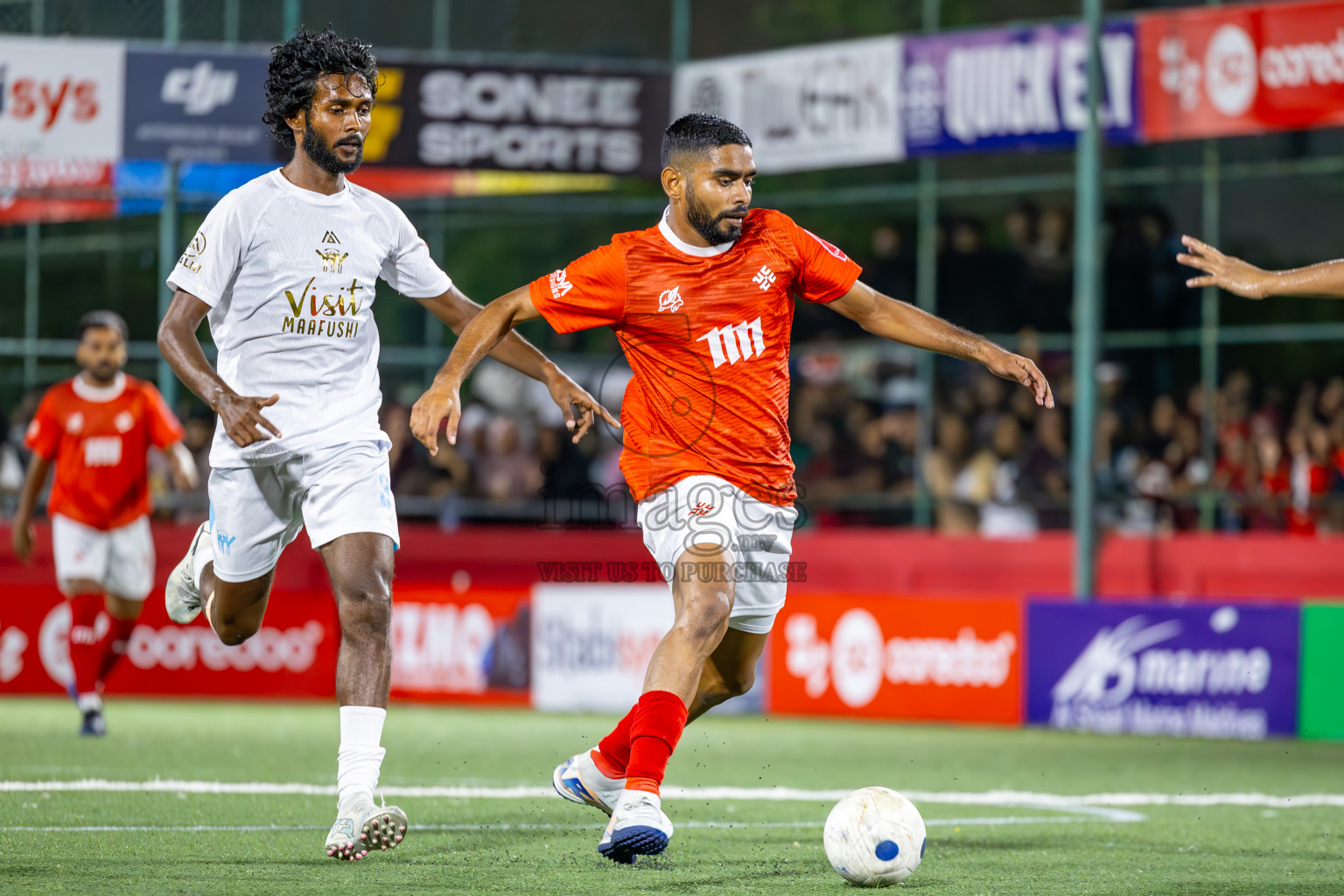 K Maafushi vs K Kaashidhoo in Kaafu Atoll Finals Day 27 of Golden Futsal Challenge 2025 was held on Friday , 31st January 2025, in Hulhumale', Maldives. Photos: Ismail Thoriq / images.mv