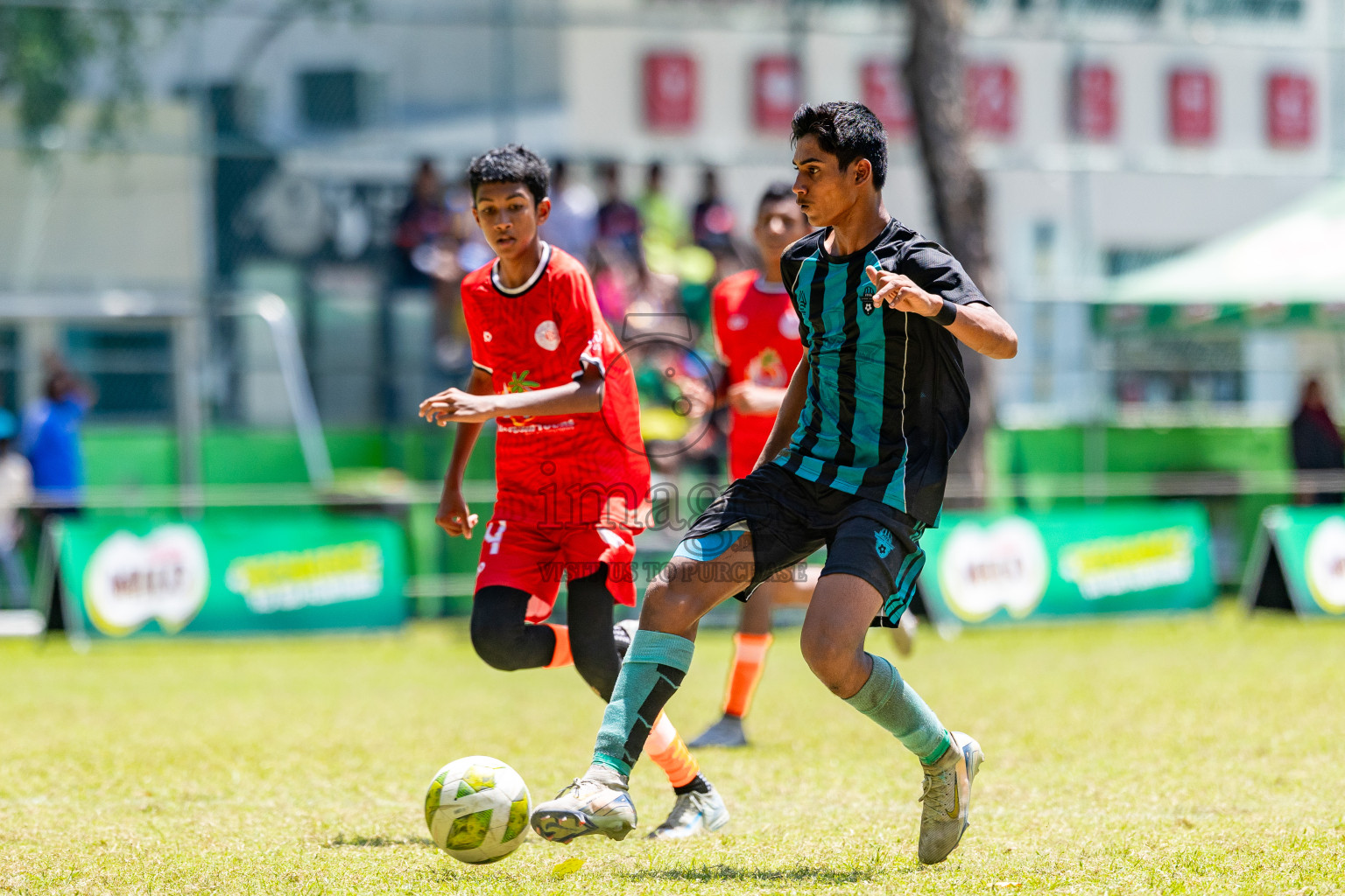 Day 5 of MILO Academy Championship 2025 (U14) was held on Monday, 3rd November 2025 at Henveiru Football Grounds, Male', Maldives . 

Photos: Mohamed Mahfooz Moosa / images.mv
