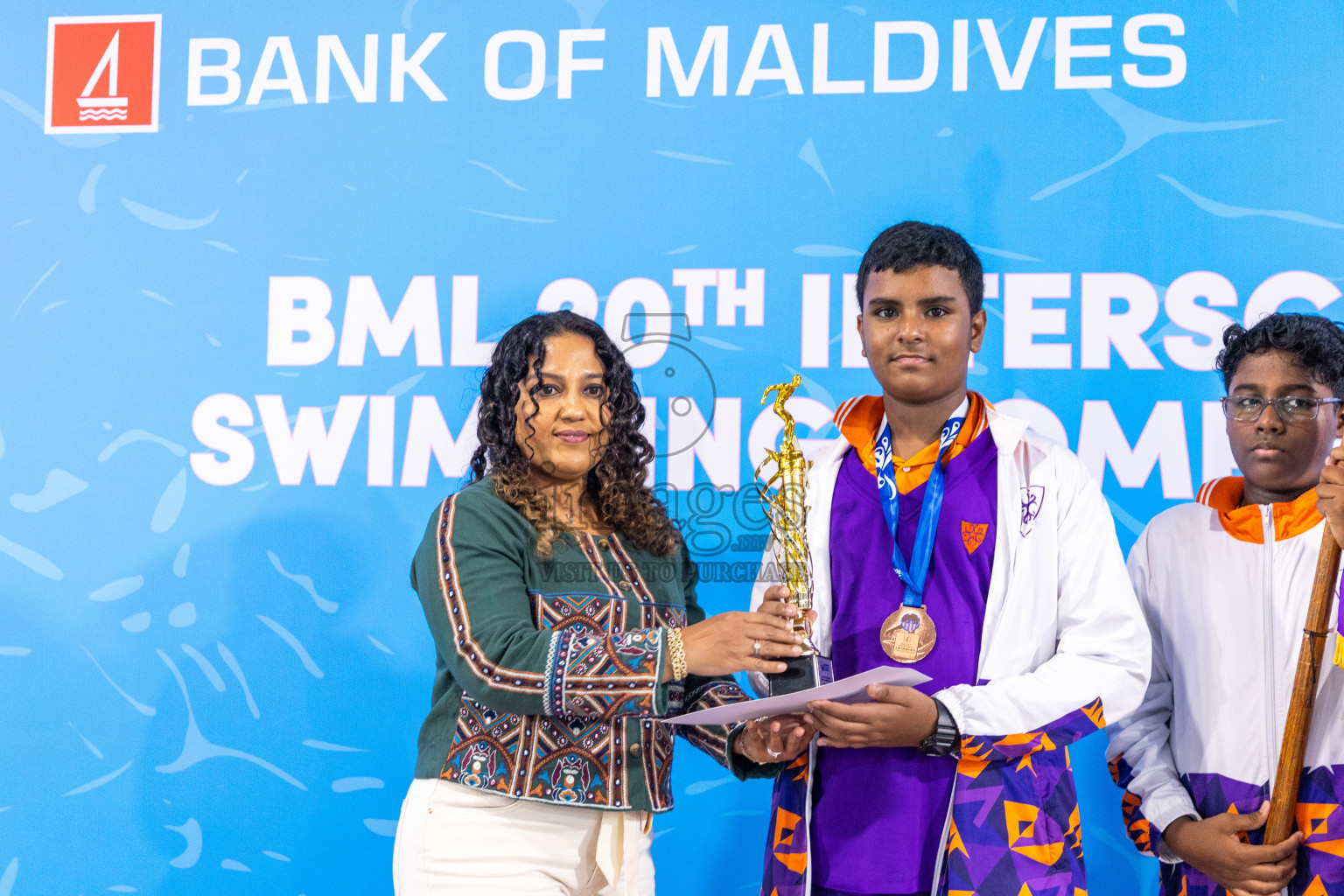 Closing ceremony of BML 20th Inter-School Swimming Competition was held in Hulhumale' Swimming Complex on Saturday, 19th October 2024. 
Photos: Ismail Thoriq