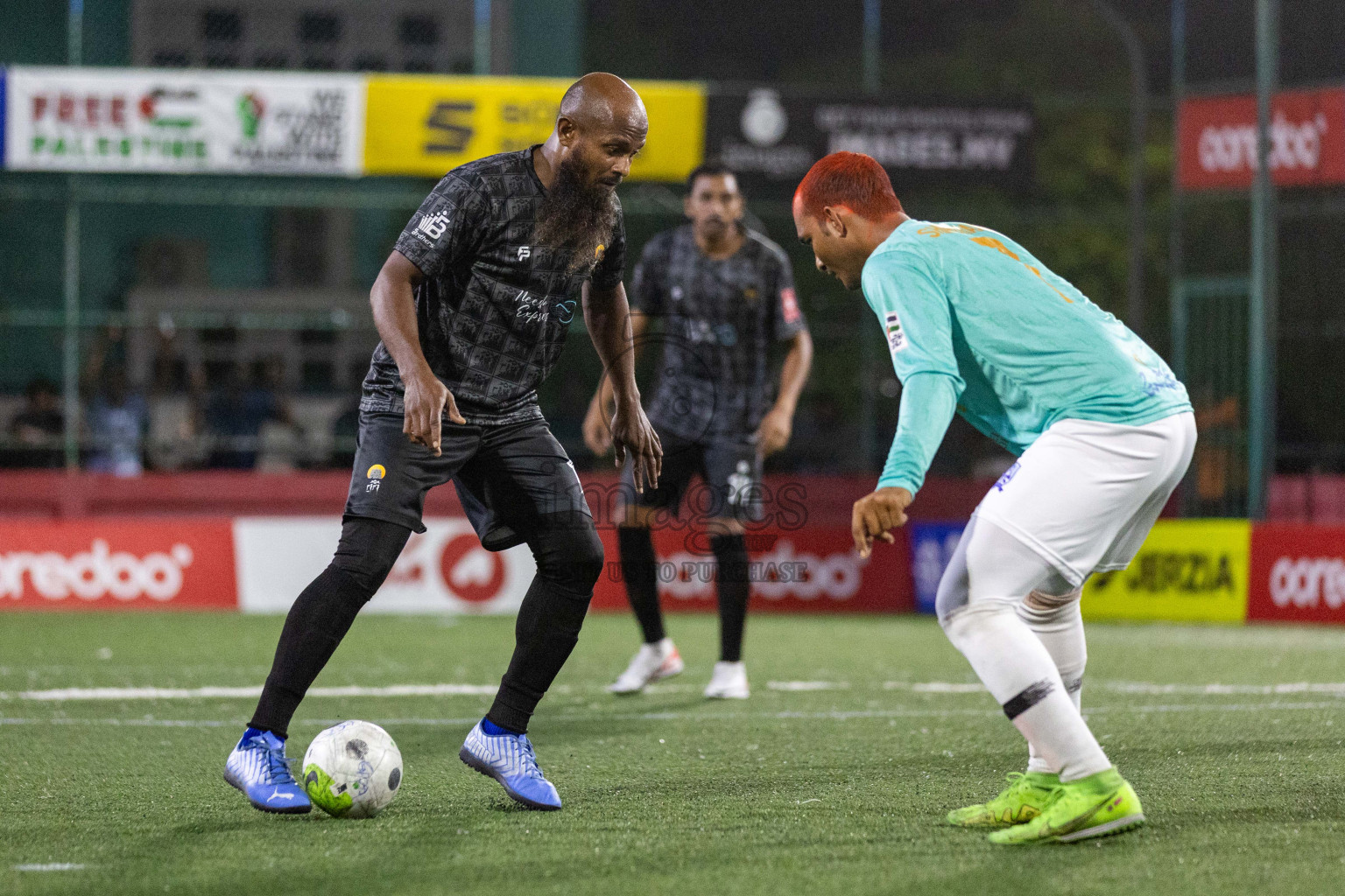 ADh Kunburudhoo vs Ash Fenfushi in Day 7 of Golden Futsal Challenge 2024 was held on Saturday, 20th January 2024, in Hulhumale', Maldives Photos: Nausham Waheed / images.mv