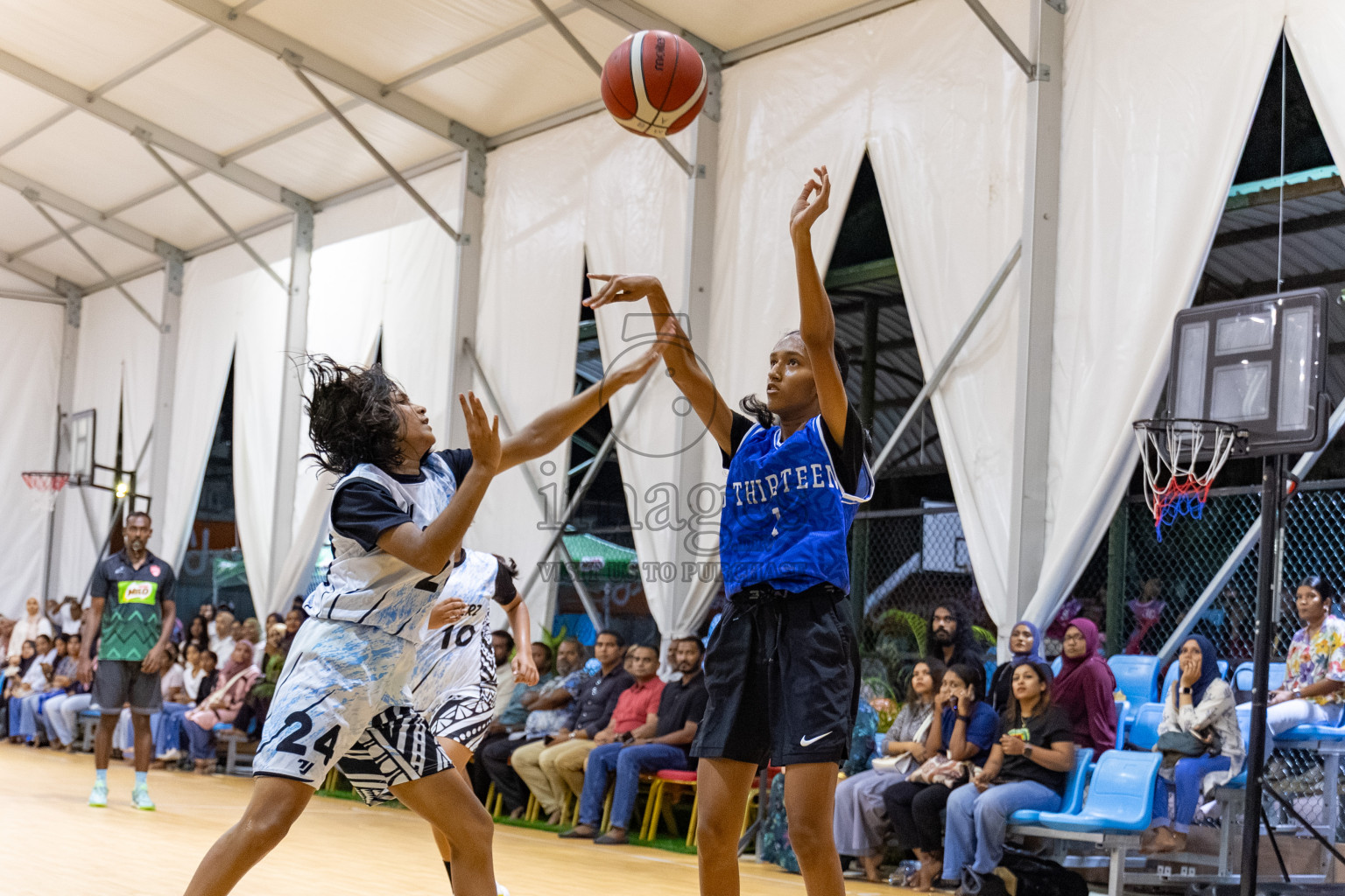 Day 3 of Milo 5 x 5 Junior Challenge 2025 - Basketball tournament held in Basketball Training Center, Male', Maldives on Saturday, 11th October 2025. 
Photos by:  Hassan Simah / Images.mv