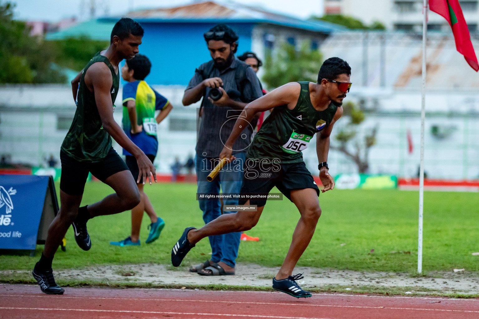 Day 2 of National Athletics Championship 2023 was held in Ekuveni Track at Male', Maldives on Friday, 24th November 2023. Photos: Hassan Simah / images.mv