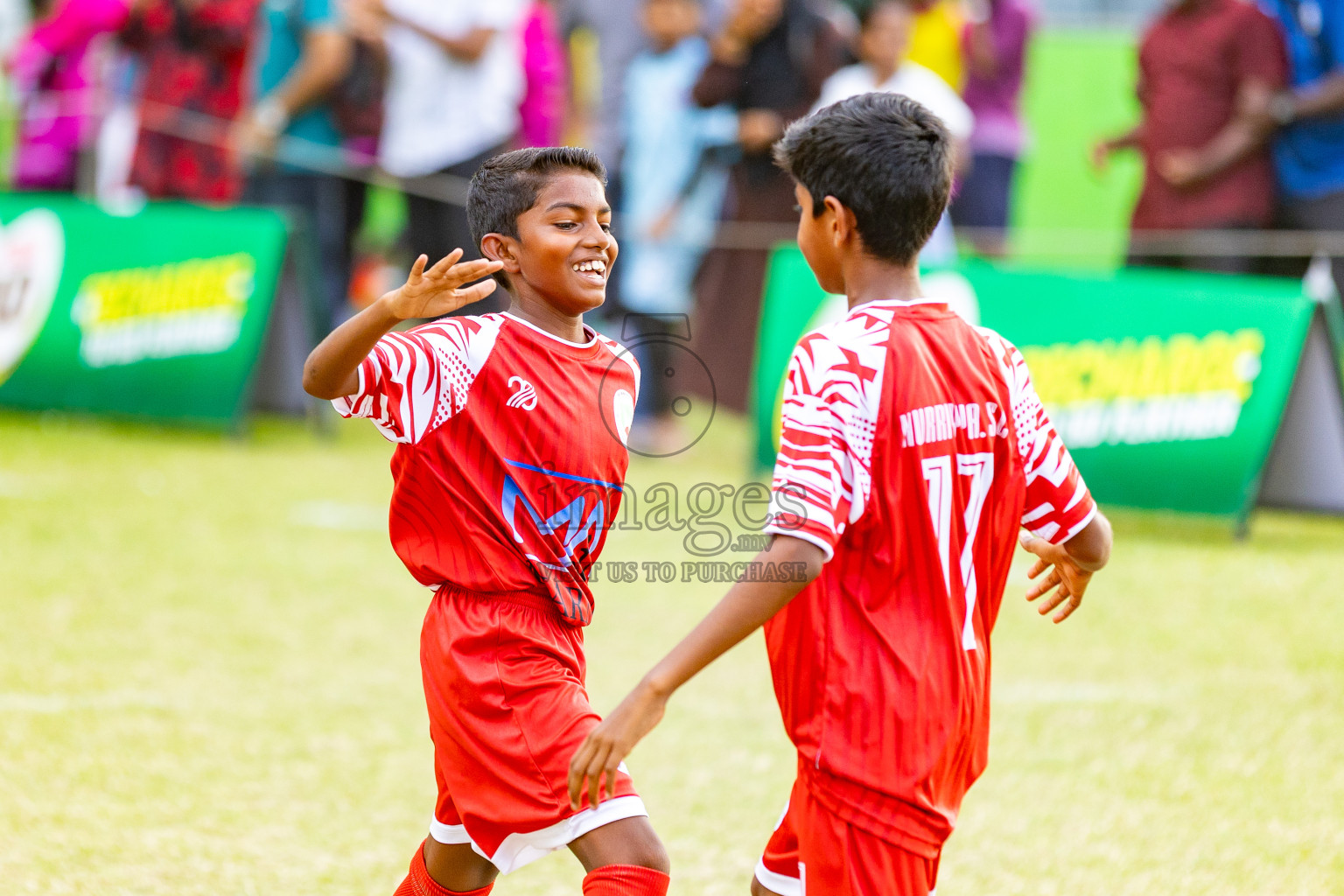 Day 2 of MILO Academy Championship 2025 (U-12) was held at Henveiru Stadium in Male', Maldives on Friday, 2nd May 2025. Photos: Mohamed Mahfooz Moosa / images.mv