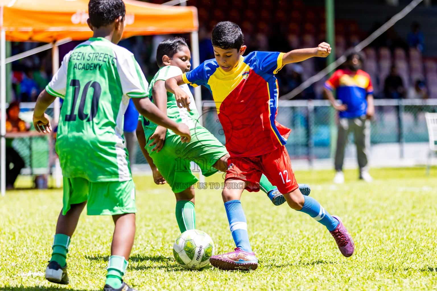 Day 1 of Under 10 MILO Academy Championship 2024 was held at National Stadium in Male', Maldives on Friday, 26th April 2024. Photos: Nausham Waheed / images.mv